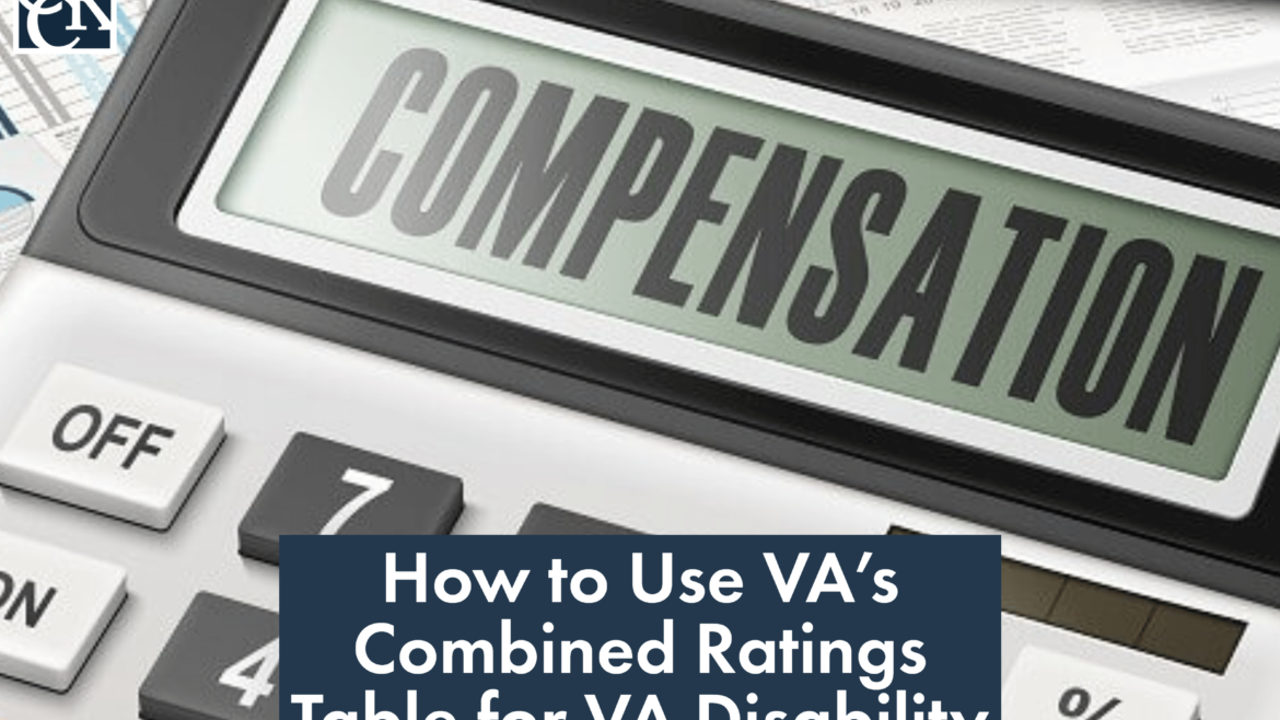 How do I calculate multiple VA ratings?